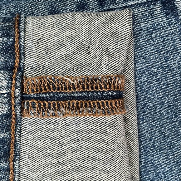 Madewell Selvedge The Mid-Rise Perfect Vintage Jean Women 31 Straight Leg NWOT - Picture 15 of 16